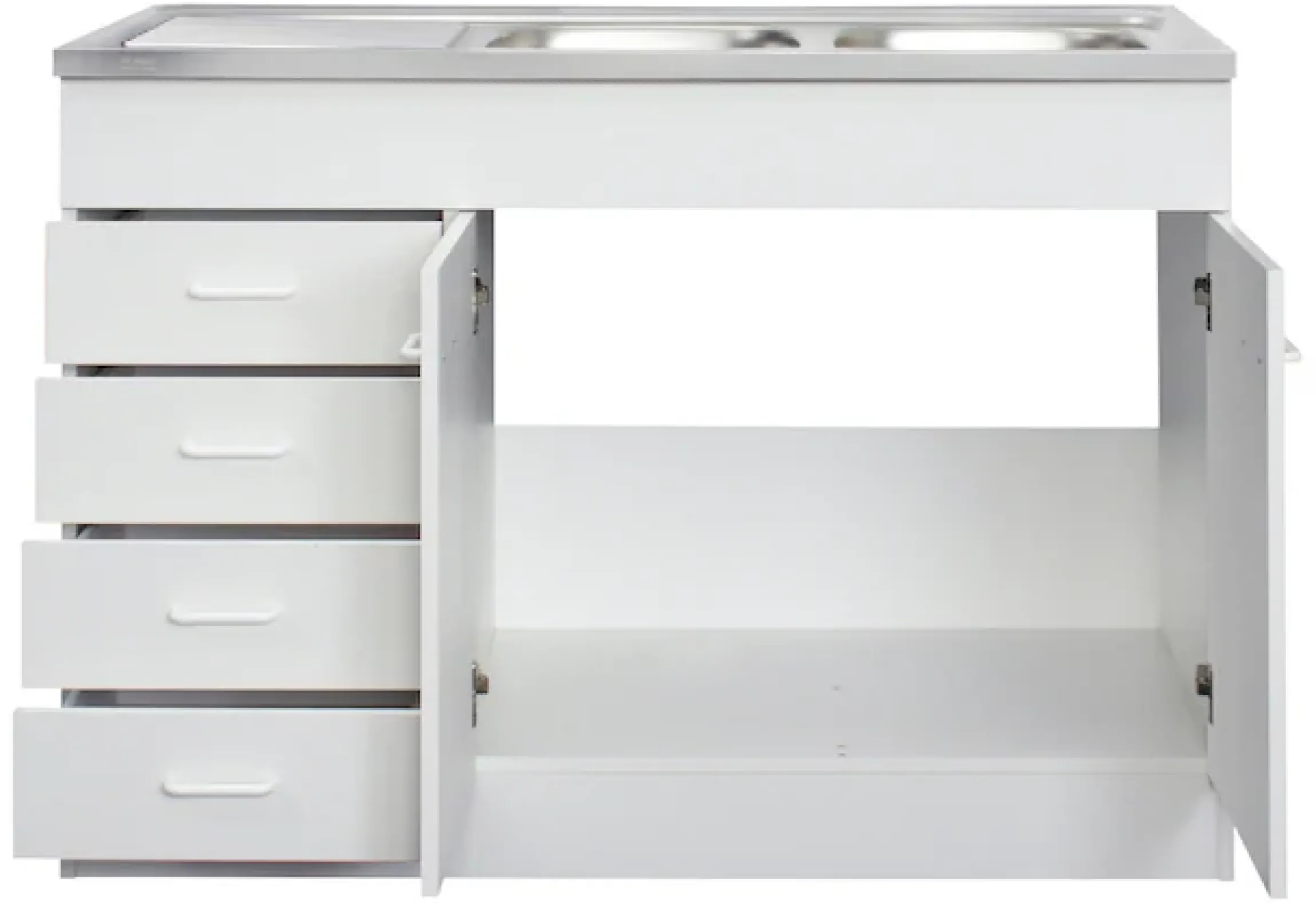 KOCHSTATION Spülenschrank »KS-Elster« Breite 120 cm
