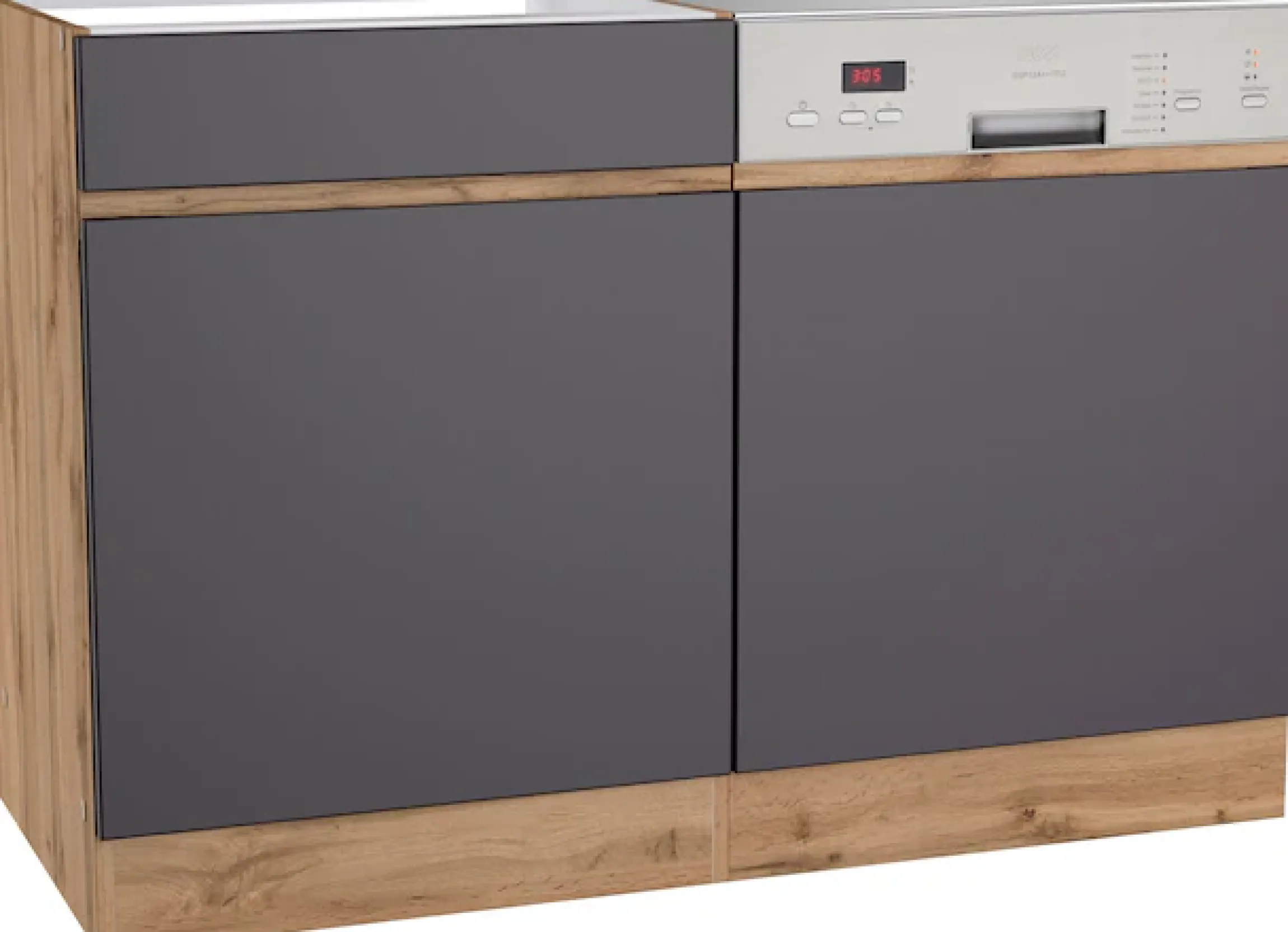 KOCHSTATION Spülenschrank »KS-Riesa« Breite 120 cm, MDF-Fronten
