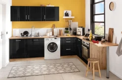 KOCHSTATION Spülenschrank »KS-Tinnum« 120 cm breit, MDF-Fronten, Metallgriffe, inklusive Einbauspüle