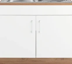KOCHSTATION Spülenschrank »KS-Colmar« 100 cm, mit Metallgriff