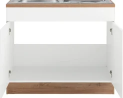 KOCHSTATION Spülenschrank »KS-Colmar« 100 cm, mit Metallgriff