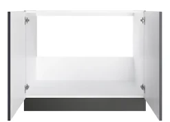 KOCHSTATION Spülenschrank »KS-Milan« Spülenschrank 100 cm, matte oder hochglänzende Fronten