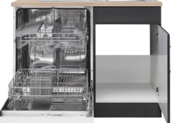 KOCHSTATION Spülenschrank »KS-Stockholm« hochwertige MDF-Fronten
