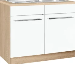 KOCHSTATION Spülenschrank »KS-Eton« Breite 100 cm