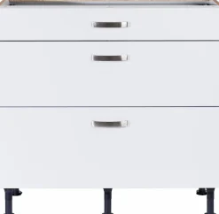 KOCHSTATION Unterschrank »KS-Cara« Breite 90 cm, mit Vollauszügen und Soft-Close-Funktion