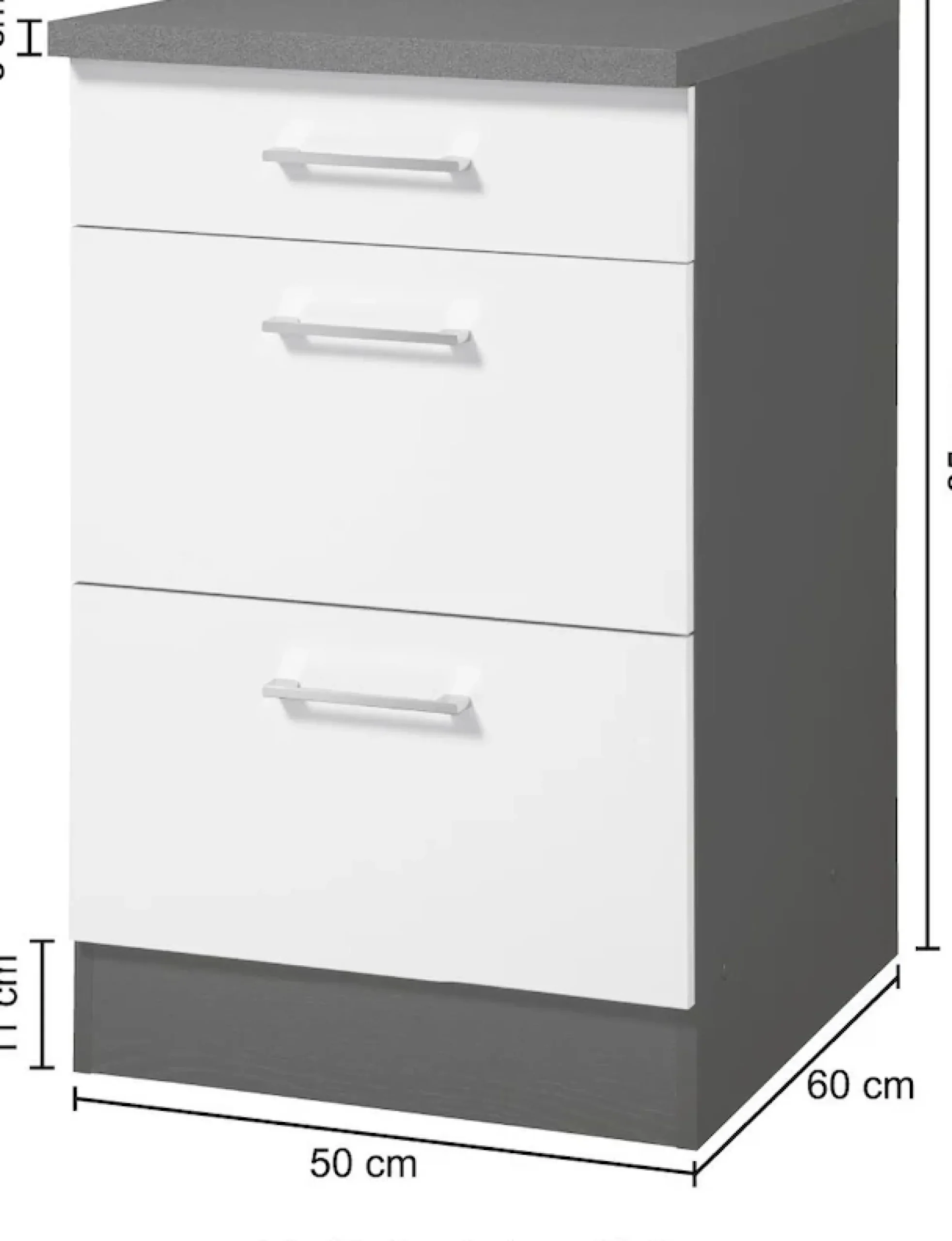 KOCHSTATION Unterschrank »KS-Paris« Breite 50 cm