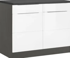 KOCHSTATION Unterschrank »KS-Brindisi« 100 cm breit, viel Stauraum