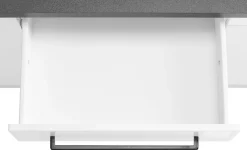 KOCHSTATION Unterschrank »KS-Tulsa« 100 cm breit, 2 Schubkästen, 2 Türen, schwarzer Metallgriff, MDF Front