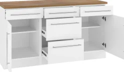 KOCHSTATION Unterschrank »KS-Samos« Breite 150 cm