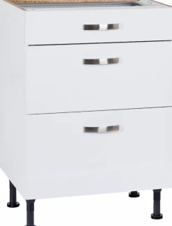 KOCHSTATION Unterschrank »KS-Cara« Breite 60 cm, mit Vollauszügen und Soft-Close-Funktion