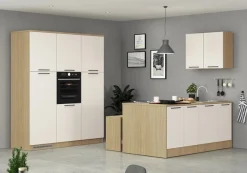 KOCHSTATION Vorratsschrank »Luna, Hochschrank, Küchenvorratsschrank, Speiseschrank, Made in Italy« B/T/H: 60×60×214,5 cm, mit 6 großzügigen Fächern