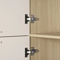 KOCHSTATION Vorratsschrank »Luna, Hochschrank, Küchenvorratsschrank, Speiseschrank, Made in Italy« B/T/H: 60×60×214,5 cm, mit 6 großzügigen Fächern