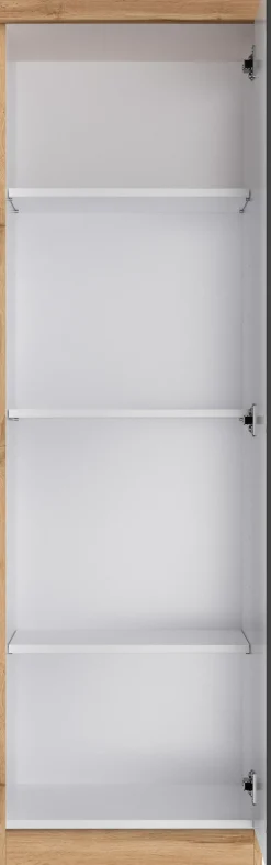 KOCHSTATION Vorratsschrank »KS-Virginia,neu in verbesserter Ausführung« Arbeitsplatte 38 mm stark, Stauraum, Softclose,Maße (B/H/T): ca. 50/166/60 cm, Türanschlag frei wählbar