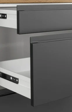 KOCHSTATION Winkelküche »KS-Bruneck« Stellbreite 380/180 cm breit, wahlweise mit oder ohne E-Geräte, MDF