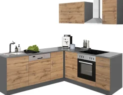 KOCHSTATION Winkelküche »KS-Colmar« ohne E-Geräte, Stellbreite 210/210 cm