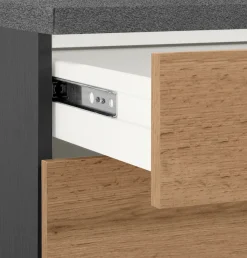KOCHSTATION Winkelküche »KS-Colmar« mit E-Geräten, Stellbreite 210/300 cm