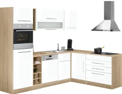 KOCHSTATION Winkelküche »KS-Eton« ohne E-Geräte, Stellbreite 260 x 190 cm