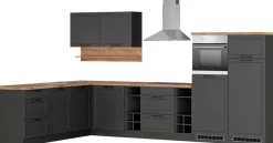 KOCHSTATION Winkelküche »KS-Lana« Stellbreite 240/360 cm, wahlweise mit E-Geräten