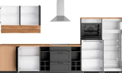 KOCHSTATION Winkelküche »KS-Lana« Stellbreite 240/360 cm, wahlweise mit E-Geräten