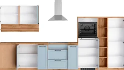KOCHSTATION Winkelküche »KS-Lana« Stellbreite 240/380 cm, wahlweise mit E-Geräten