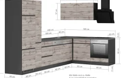KOCHSTATION Winkelküche »KS-Riesa« Stellbreite 240x270 cm, wahlweise mit oder ohne E-Geräte