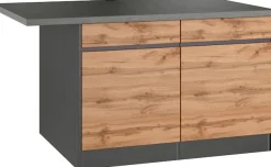 KOCHSTATION Winkelküche »KS-Riesa« Stellbreite 490/153 cm, ohne E-Geräte