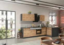 KOCHSTATION Winkelküche »KS-Riesa« Stellbreite 340x150 cm, wahlweise mit oder ohne E-Geräte