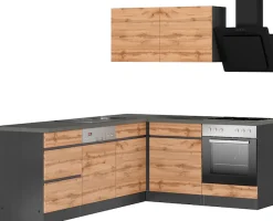 KOCHSTATION Winkelküche »KS-Riesa« Stellbreite 240x180 cm, wahlweise mit oder ohne E-Geräte