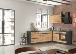 KOCHSTATION Winkelküche »KS-Riesa« Stellbreite 240x180 cm, wahlweise mit oder ohne E-Geräte