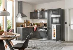 KOCHSTATION Winkelküche »KS-Stockholm – Küche mit hochwertiger und detailreicher Landhausfront« Stellbreite 260x170 cm, wahlweise mit E-Geräten, MDF-Fronten