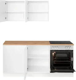 KOCHSTATION Winkelküche »KS-Tinnum« ohne E-Geräte, Stellbreite 240/180 cm