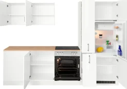 KOCHSTATION Winkelküche »KS-Tinnum« ohne E-Geräte, Stellbreite 240/270 cm