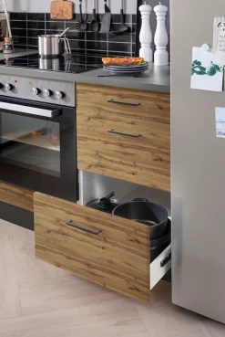 KOCHSTATION Winkelküche »KS-Trier« ohne E-Geräte, Stellbreite 220/220 cm