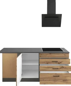KOCHSTATION Winkelküche »KS-Trier« ohne E-Geräte, Stellbreite 280/190 cm