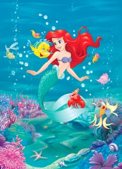 Komar Fototapete »Ariel Singing - Größe 184 x 254 cm« bedruckt glatt Kinderzimmer