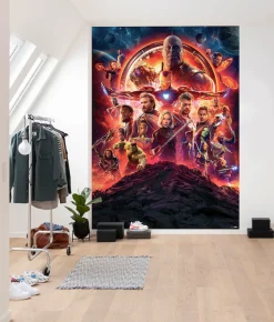 Komar Fototapete »Avengers-Infinity-War-Movie-Poster - Größe 184 x 254 cm« bedruckt glatt Kinderzimmer