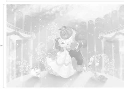 Komar Fototapete »Beauty and the Beast - Größe 368 x 254 cm« bedruckt glatt Kinderzimmer