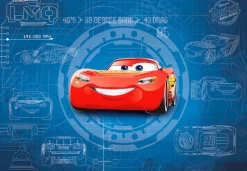 Komar Fototapete »Cars3 Blueprint - Größe 368 x 254 cm« bedruckt glatt Kinderzimmer