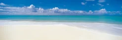 Komar Fototapete »Deserted Beach - Größe 368 x 127 cm« bedruckt glatt Wohnzimmer, Schlafzimmer