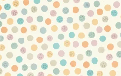 Komar Fototapete »Digitaldruck Vlies -Disney Pastel Confetti - Größe 400 x 250 cm« bedruckt glatt Kinderzimmer