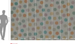 Komar Fototapete »Digitaldruck Vlies -Disney Pastel Confetti - Größe 400 x 250 cm« bedruckt glatt Kinderzimmer