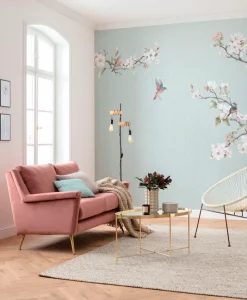 Komar Fototapete »Digitaldruck Vlies -Apple Blossom - Größe 300 x 250 cm« bedruckt glatt Wohnzimmer, Schlafzimmer