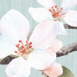 Komar Fototapete »Digitaldruck Vlies -Apple Blossom - Größe 300 x 250 cm« bedruckt glatt Wohnzimmer, Schlafzimmer