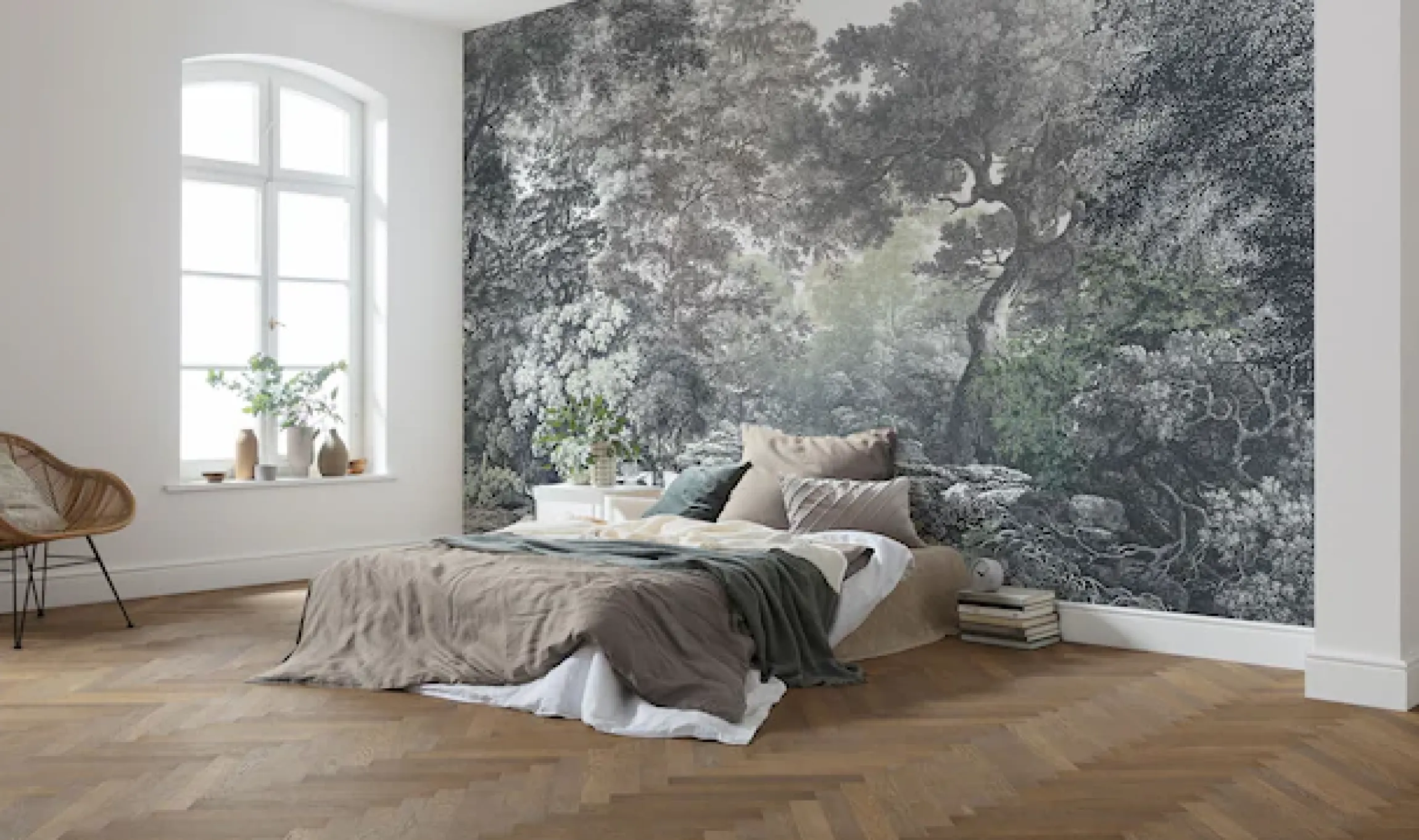 Komar Fototapete »Digitaldruck Vlies -Fairytale Forest - Größe 400 x 280 cm« bedruckt glatt Vlies Fototapete - Fairytale Forest - Größe 400 x 280 cm