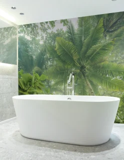 Komar Fototapete »Digitaldruck Vlies -Climber Canopy - Größe 300 x 250 cm« bedruckt | floral | geblümt | gemustert | tropisch glatt Wohnzimmer, Schlafzimmer