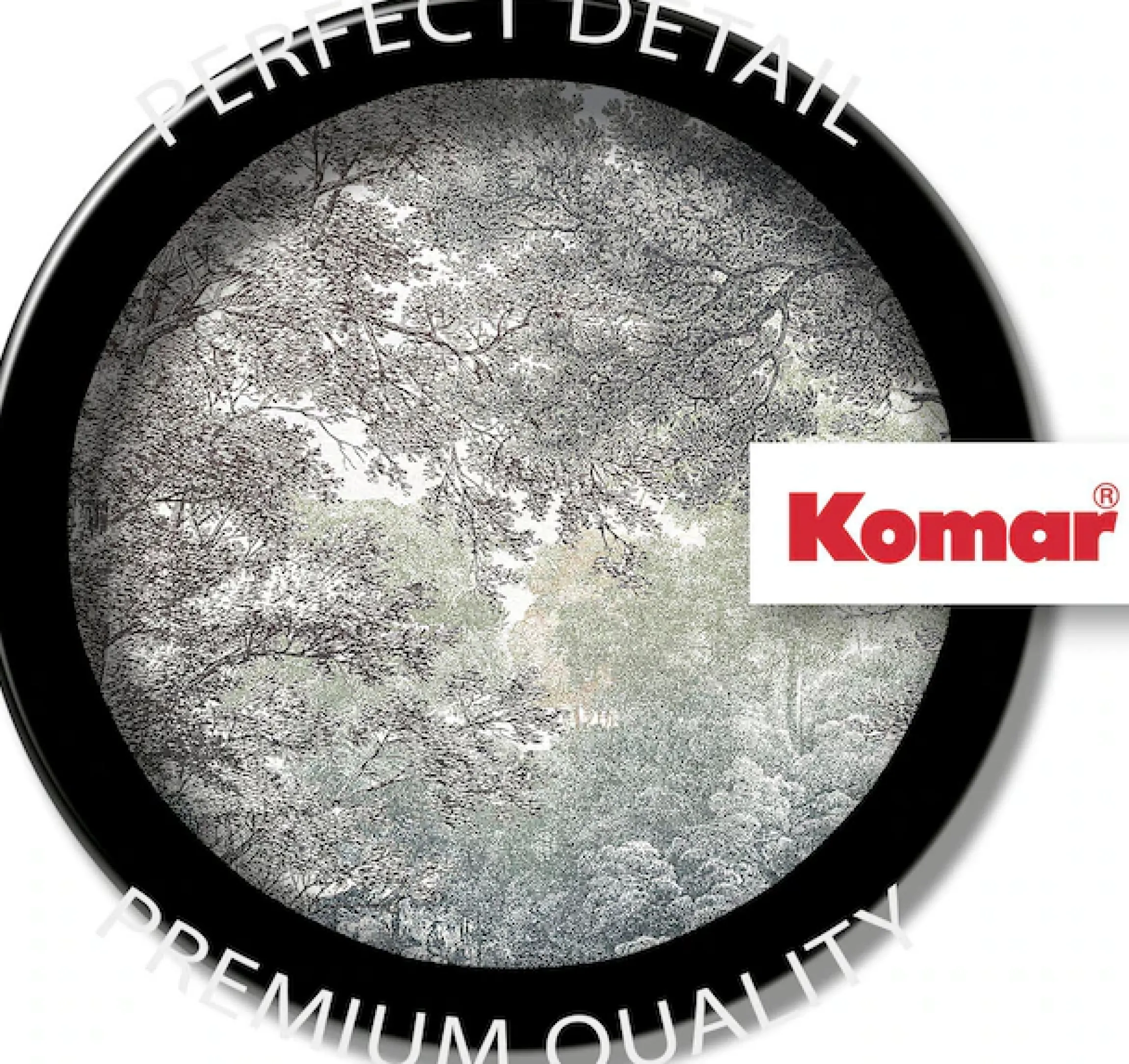 Komar Fototapete »Digitaldruck Vlies -Wood Wide Web - Größe 400 x 280 cm« bedruckt glatt Wohnzimmer, Schlafzimmer
