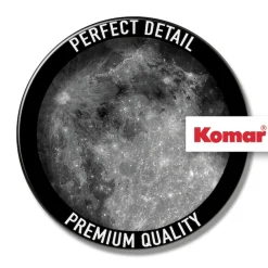 Komar Fototapete »Dot - selbstklebende Vlies Fototapete - Moon - Größe 125 x 125 cm« Motiv | bedruckt glatt
