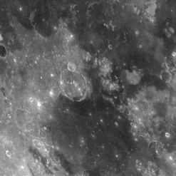 Komar Fototapete »Dot - selbstklebende Vlies Fototapete - Moon - Größe 125 x 125 cm« Motiv | bedruckt glatt