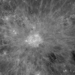 Komar Fototapete »Dot - selbstklebende Vlies Fototapete - Moon - Größe 125 x 125 cm« Motiv | bedruckt glatt