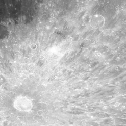 Komar Fototapete »Dot - selbstklebende Vlies Fototapete - Moon - Größe 125 x 125 cm« Motiv | bedruckt glatt